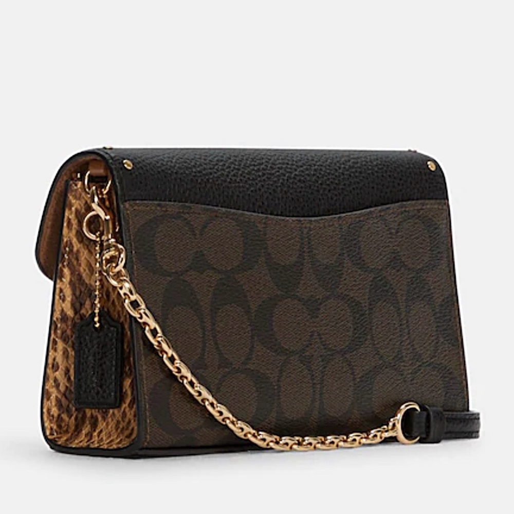 Lane Crossbody In Signature Canvas With Rivets - Picture 2 of 5